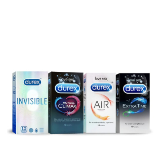 Durex Condom Combo 40 Condoms at Flat 40% Off + Extra Online Payment Off + Coupon Off